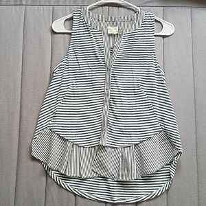 Anthropologie Meadow Rue xs striped shirt